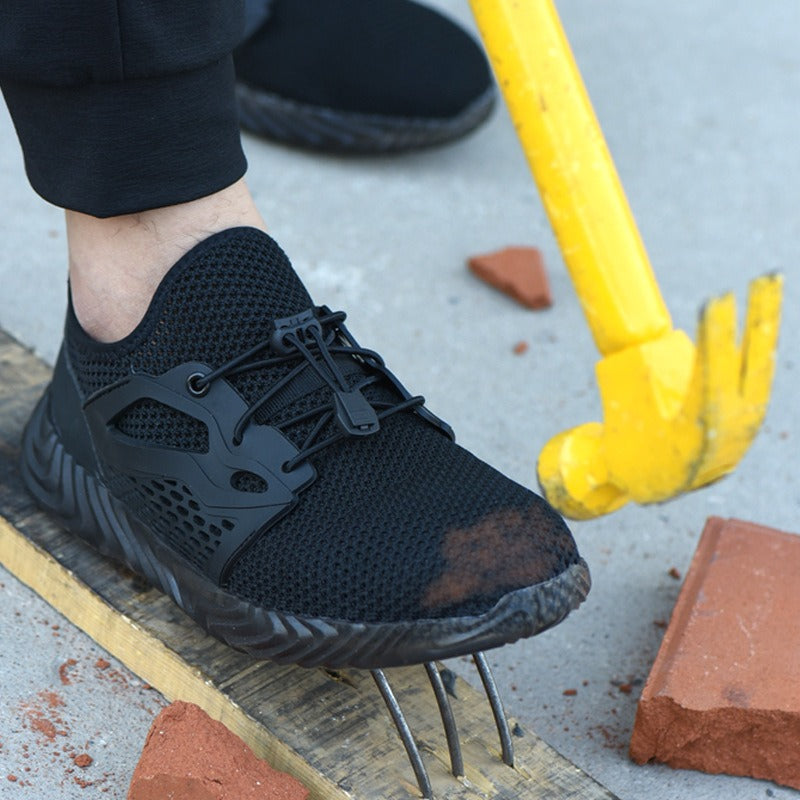 Safety shoes are breathable, lightweight, impact resistant, and puncture resistant. Labor protection shoes - Korvel