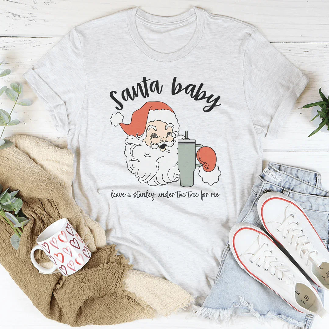Camiseta de bebé de Papá Noel