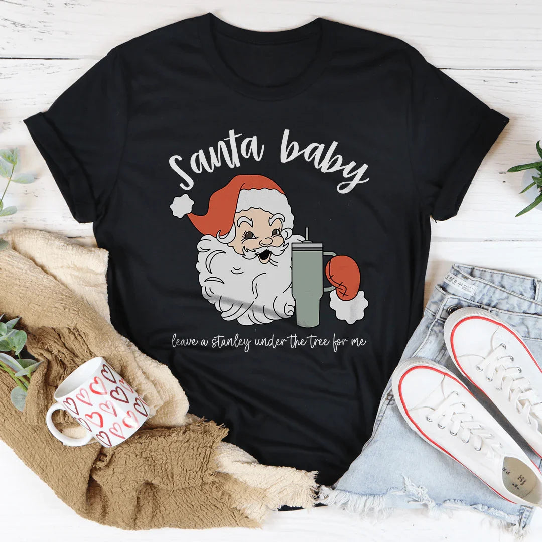 Camiseta de bebé de Papá Noel