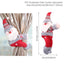 Santa Claus Elk Christmas Curtain Tieback Decor