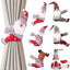 Santa Claus Elk Christmas Curtain Tieback Decor