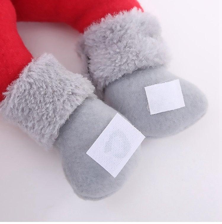 Santa Claus Elk Christmas Curtain Tieback Decor