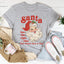 Camiseta de Papá Noel tiene la idea correcta: visita a la gente una vez al año