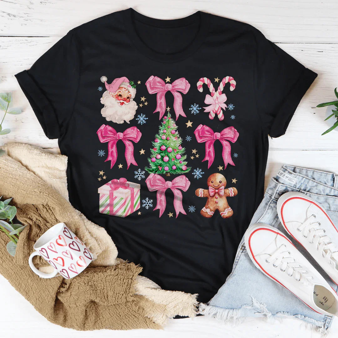 T-shirt Coquette Rose Santa