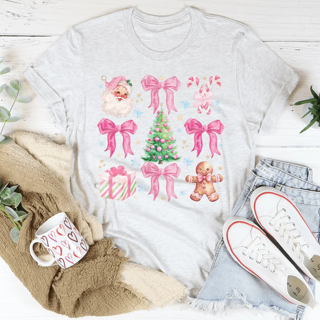 T-shirt Coquette Rose Santa