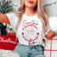 Camiseta "Santa está en tu camino de entrada"