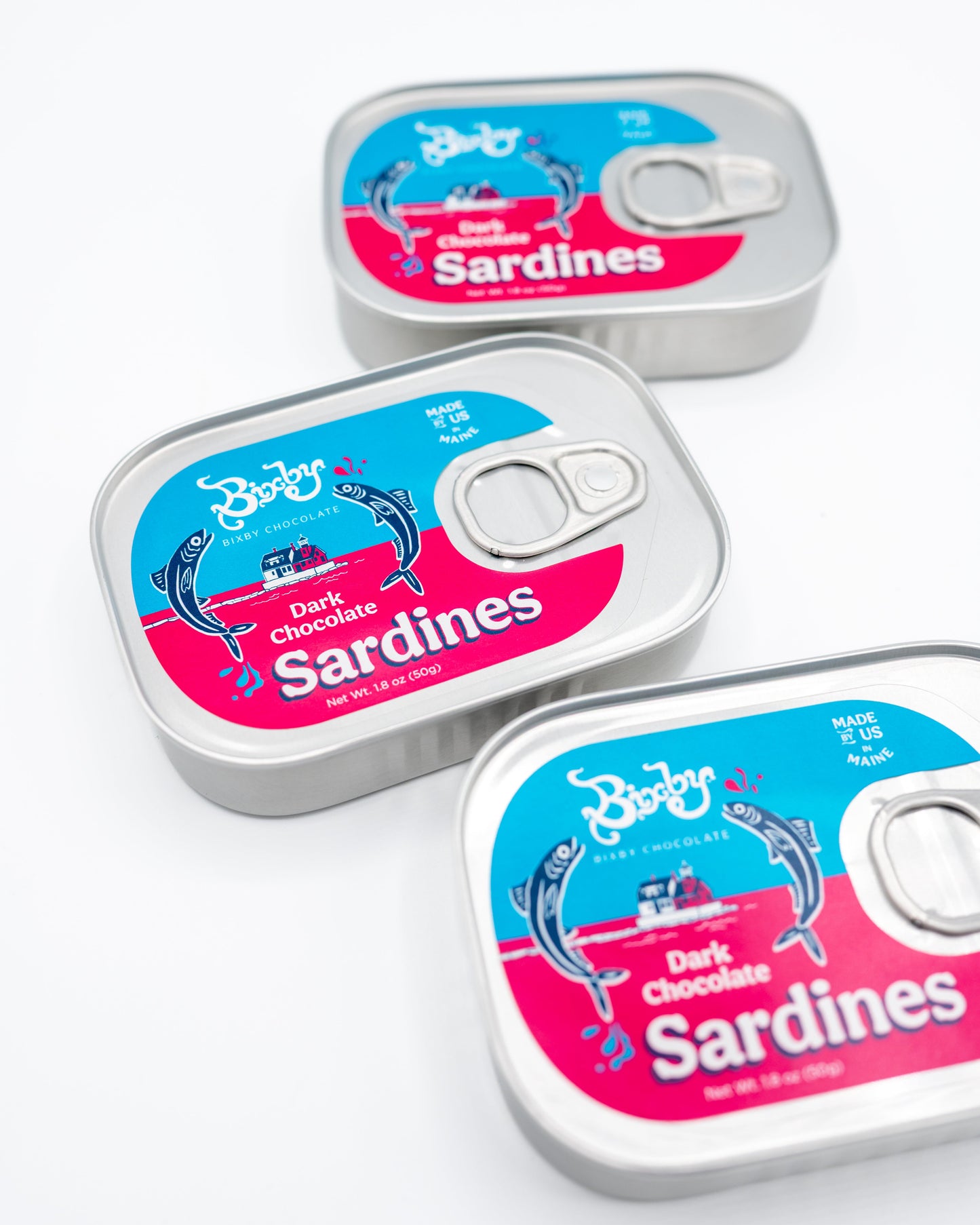 Chocolate Sardines, Tinned - Korvel
