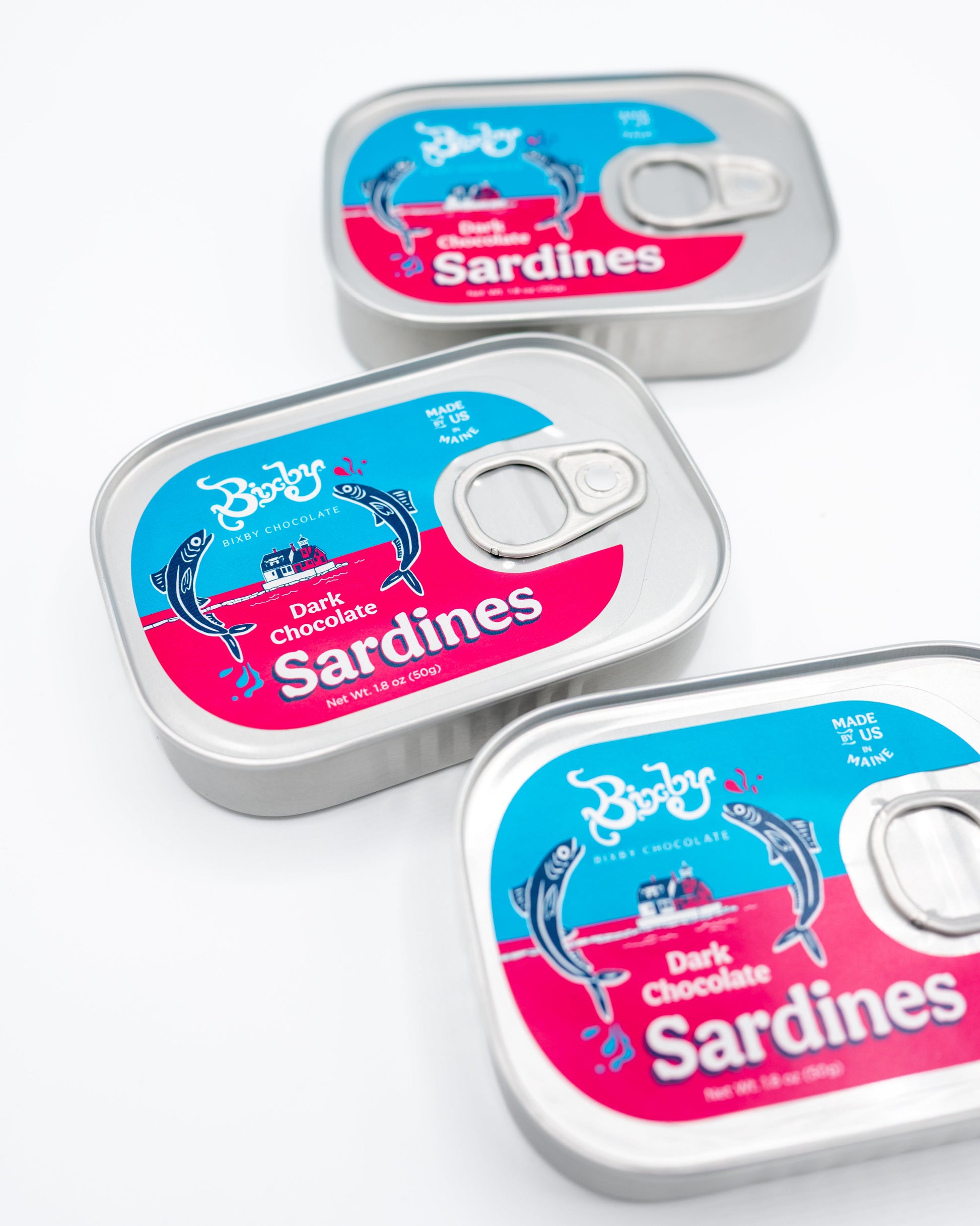 Chocolate Sardines, Tinned - Korvel