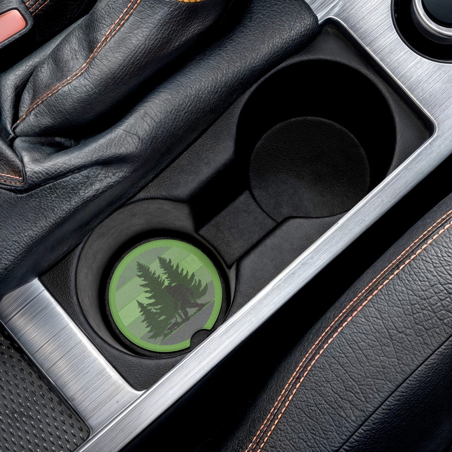 Sous-verre de voiture en pierre à savon de Sasquatch's Cat
