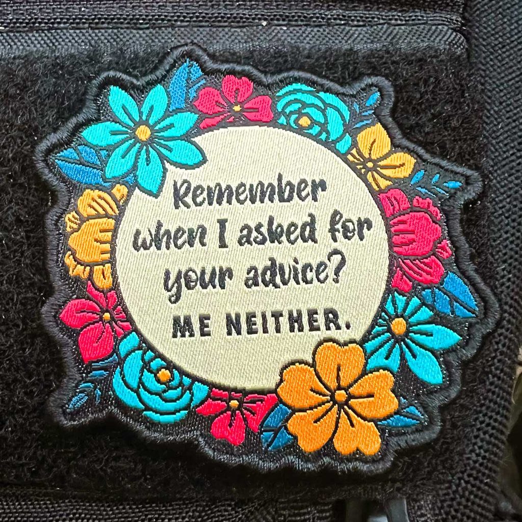 Patch de Disc Golf Fleurs Sassy - Velcro