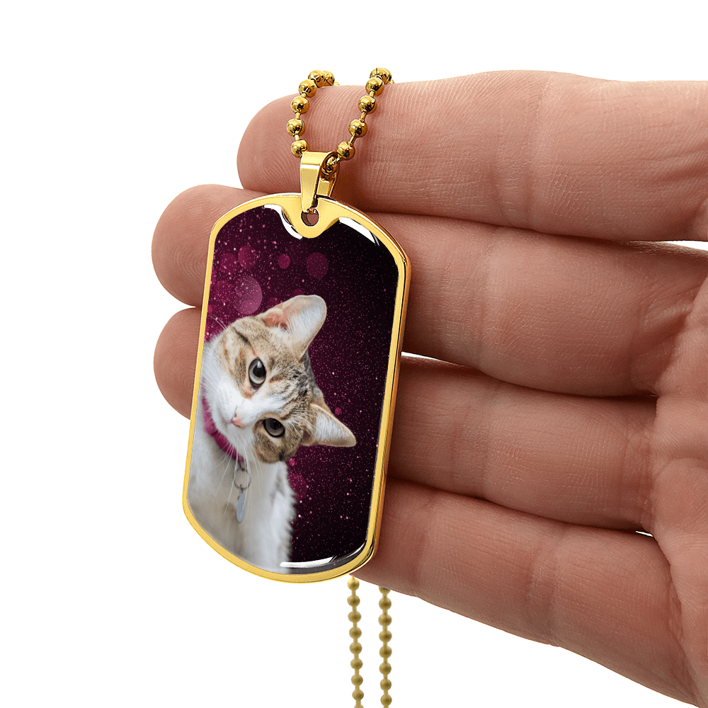 Collier Sassy Kitty - Acier chirurgical premium et finition or