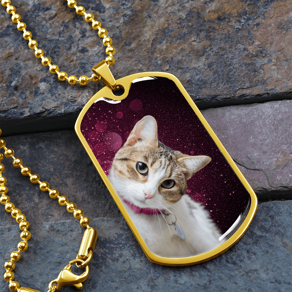 Collier Sassy Kitty - Acier chirurgical premium et finition or
