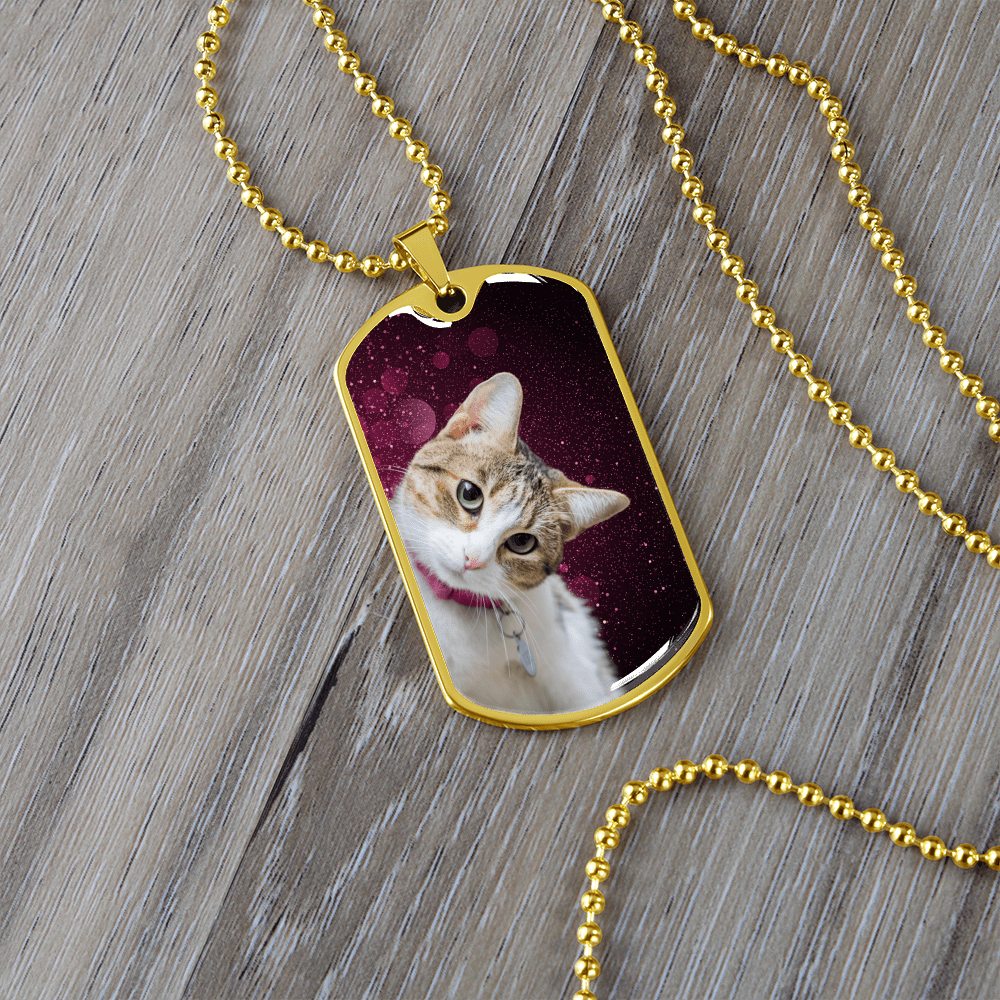 Collier Sassy Kitty - Acier chirurgical premium et finition or