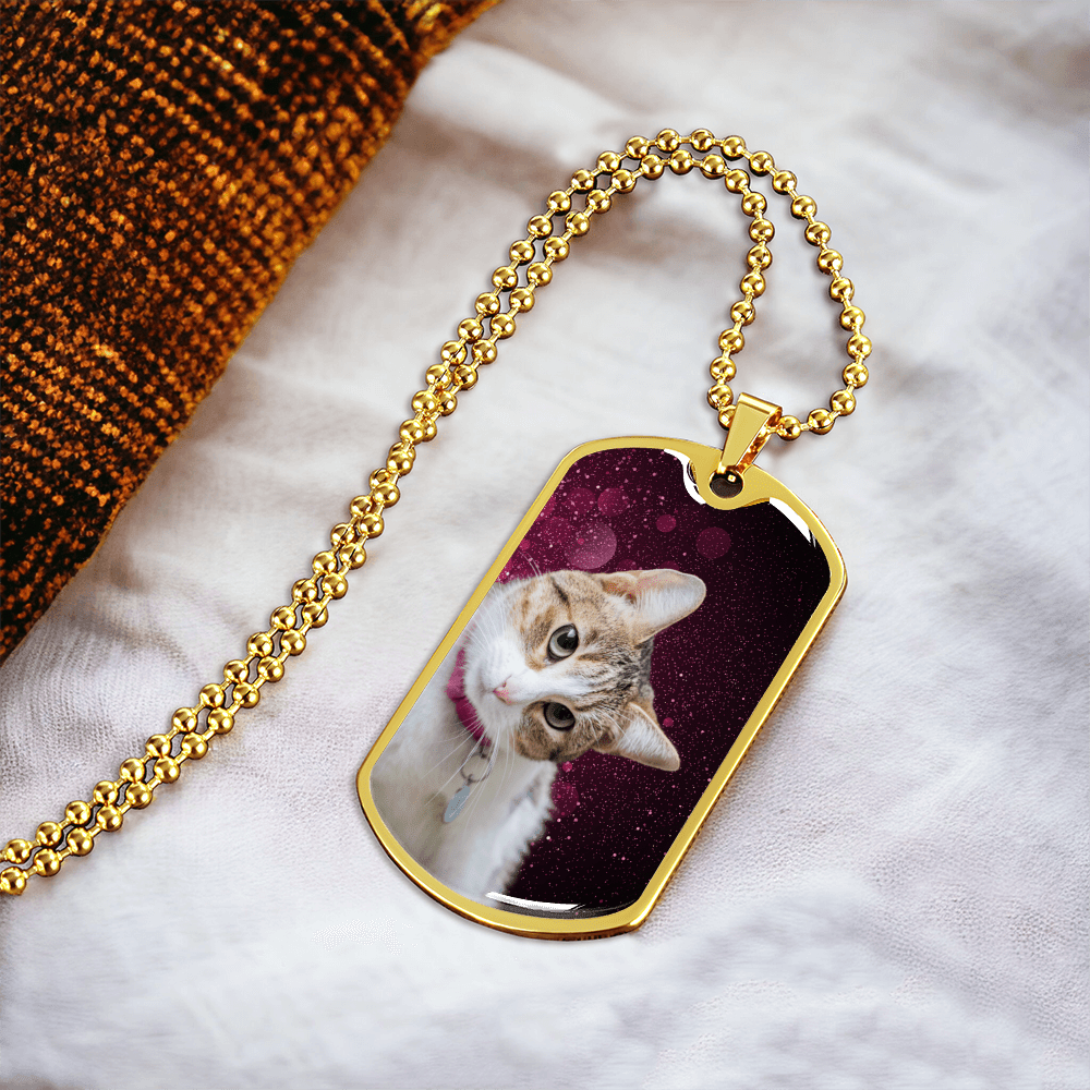 Collier Sassy Kitty - Acier chirurgical premium et finition or