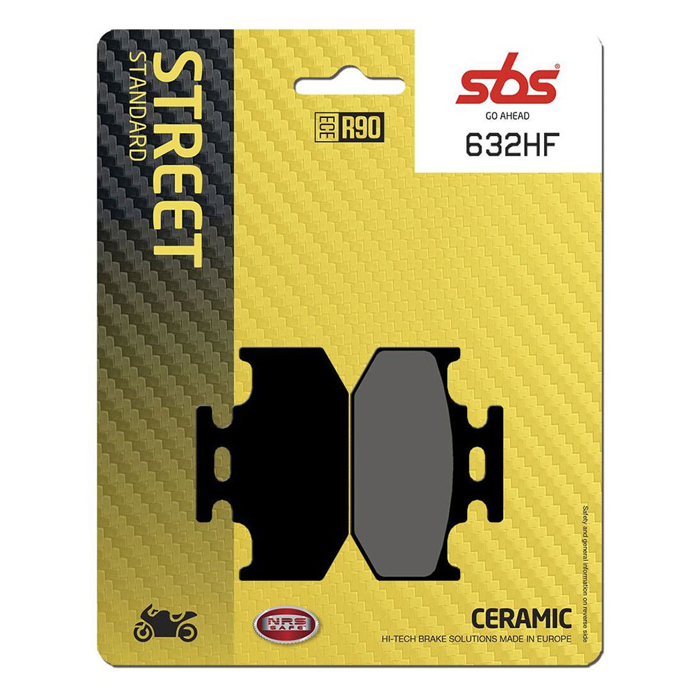High-Performance SBS 632HF Rear Ceramic Brake Pads - Korvel