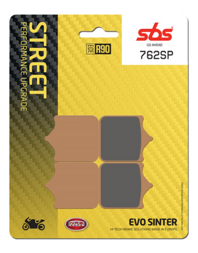 Plaquettes de frein avant SBS Evo Sinter 762SP