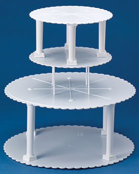 Elegant Scalloped Plate System - White