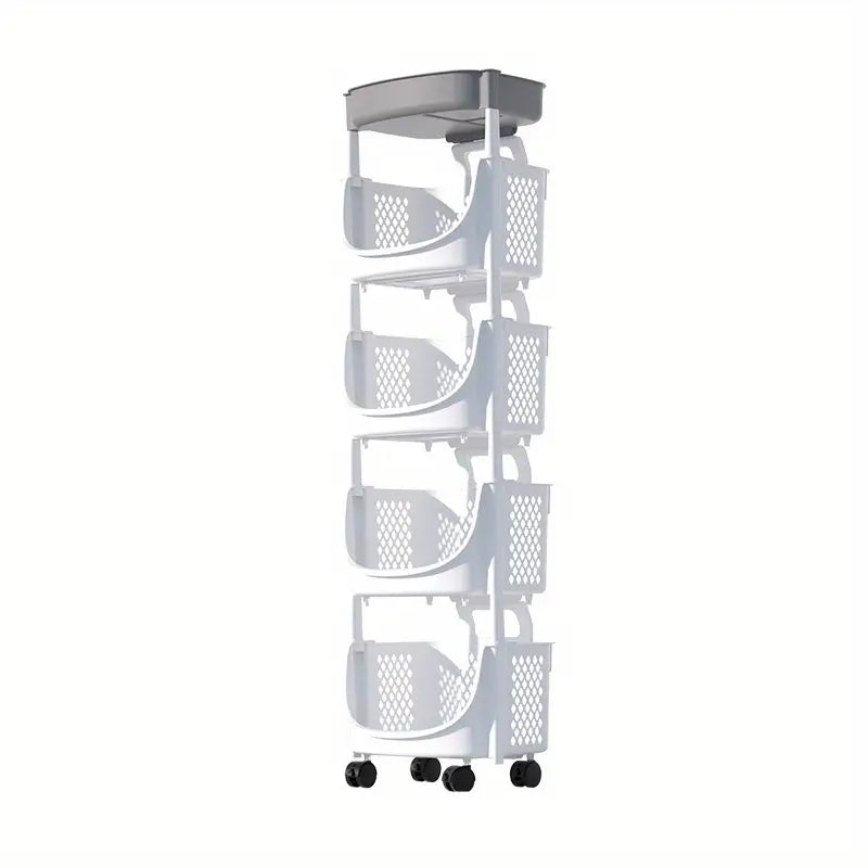 5-Layer Mobile Storage Cart for Kitchen and Home