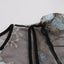 Robe de fête rétro en maille brodée élégante des années 1950