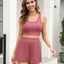 Scoop Neck Tank and Shorts Set - Korvel