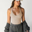 Scoop Neck Wide Strap Tank - Korvel