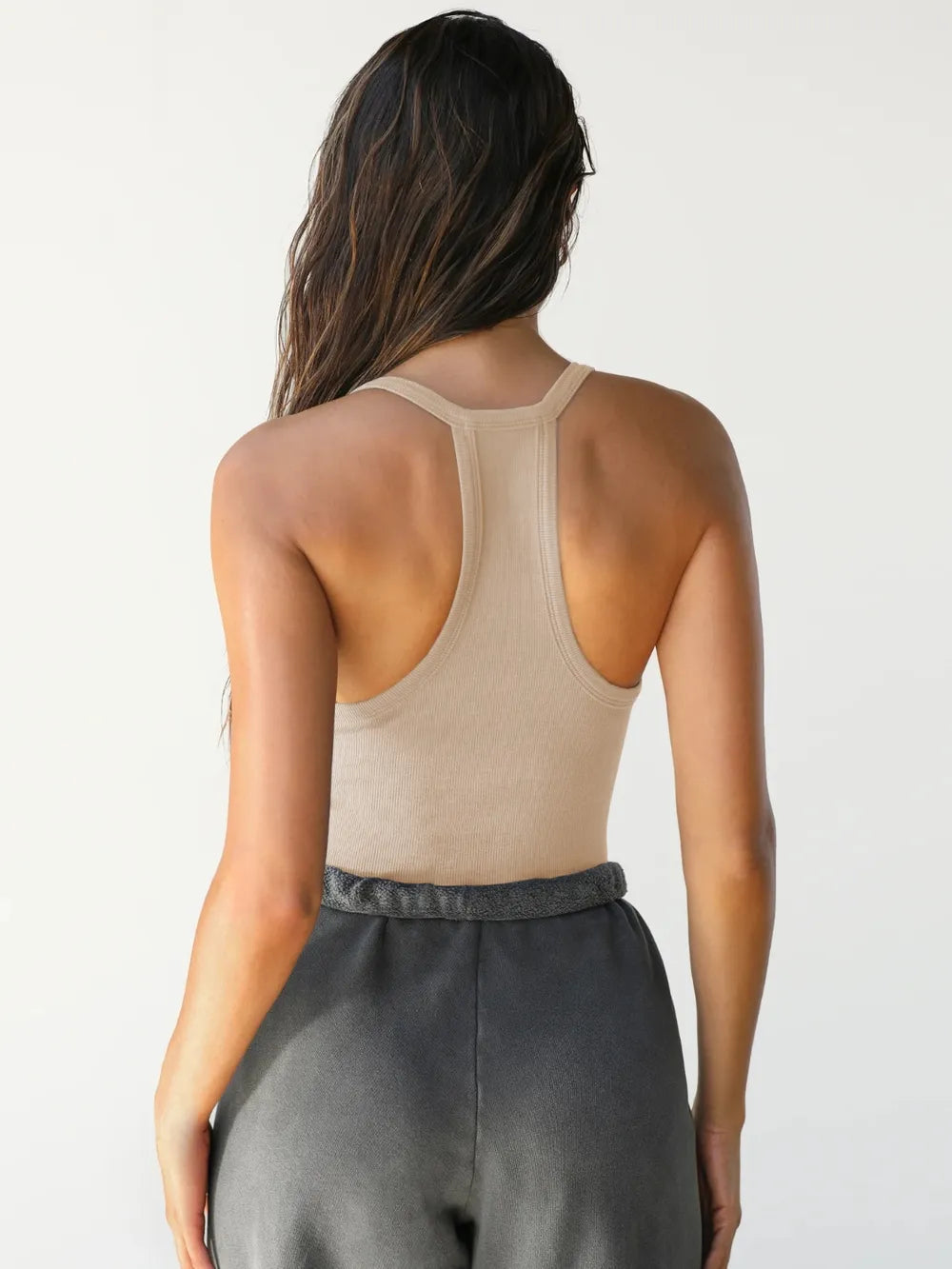 Scoop Neck Wide Strap Tank - Korvel