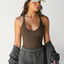 Scoop Neck Wide Strap Tank - Korvel