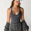 Scoop Neck Wide Strap Tank - Korvel