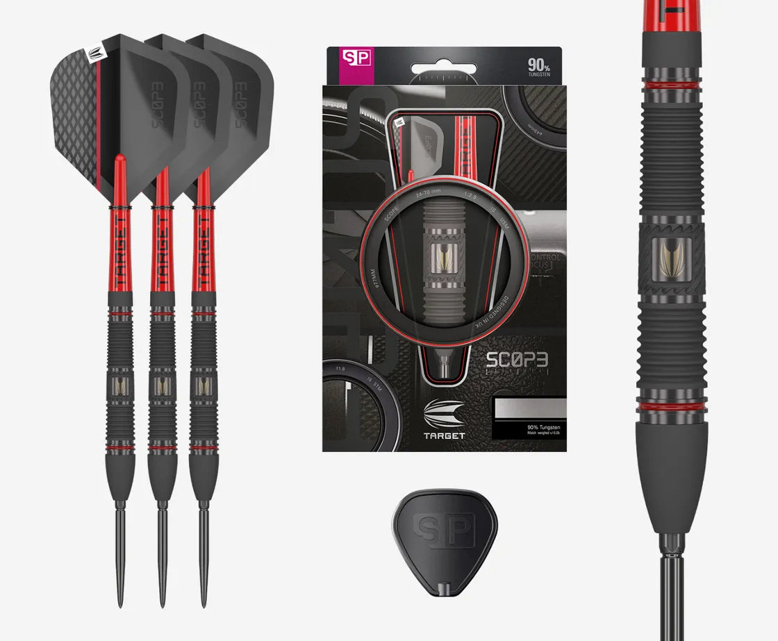 Precision Crafted Scope Swiss Point Steel Tip Darts - Korvel