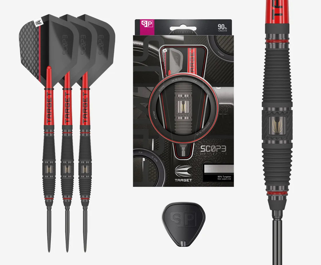 Precision Crafted Scope Swiss Point Steel Tip Darts - Korvel