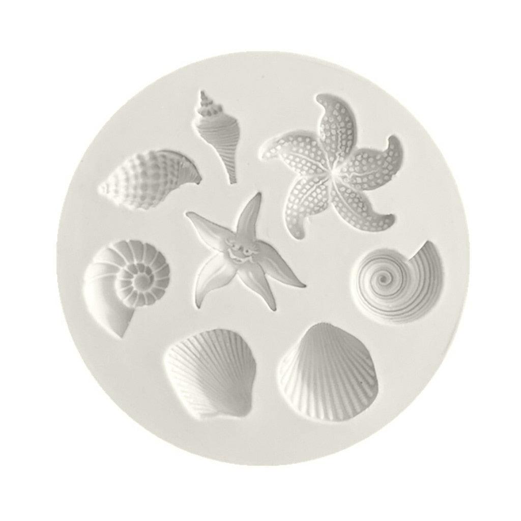 Molde de Silicona de Criaturas Marinas para Decoración de Pasteles y Dulces