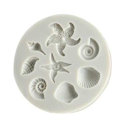 Sea Creatures Silicone Mold for Cake and Candy Decoration