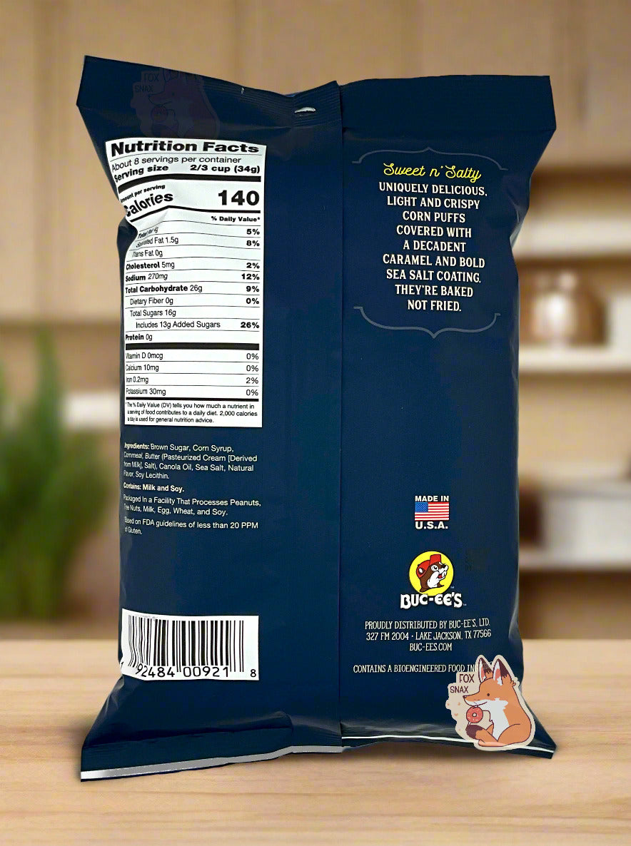 Buc-ee's Nuggets au caramel salé de mer