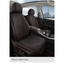 Premium Black Quilted Leather Car Seat Covers