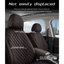 Premium Black Quilted Leather Car Seat Covers