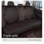 Premium Black Quilted Leather Car Seat Covers
