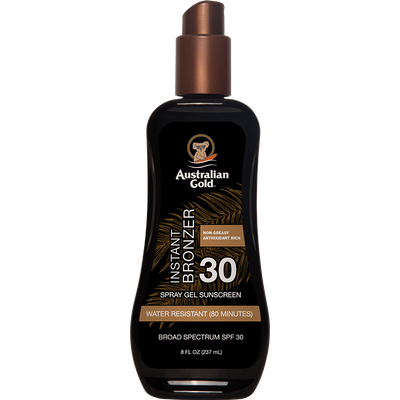 Australian Gold SPF 30 Spray Gel Bronzer - 8 fl oz