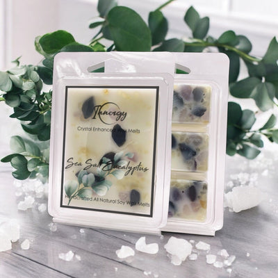 Premium Coconut-Soy Wax Melts with Sea Salt & Eucalyptus Infusion - Korvel