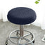 Housse de chaise ronde élastique premium pour tabourets de bar