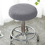 Housse de chaise ronde élastique premium pour tabourets de bar