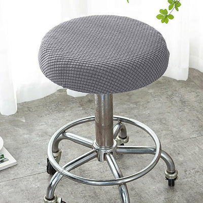 Premium Elastic Round Chair Slipcover for Bar Stools