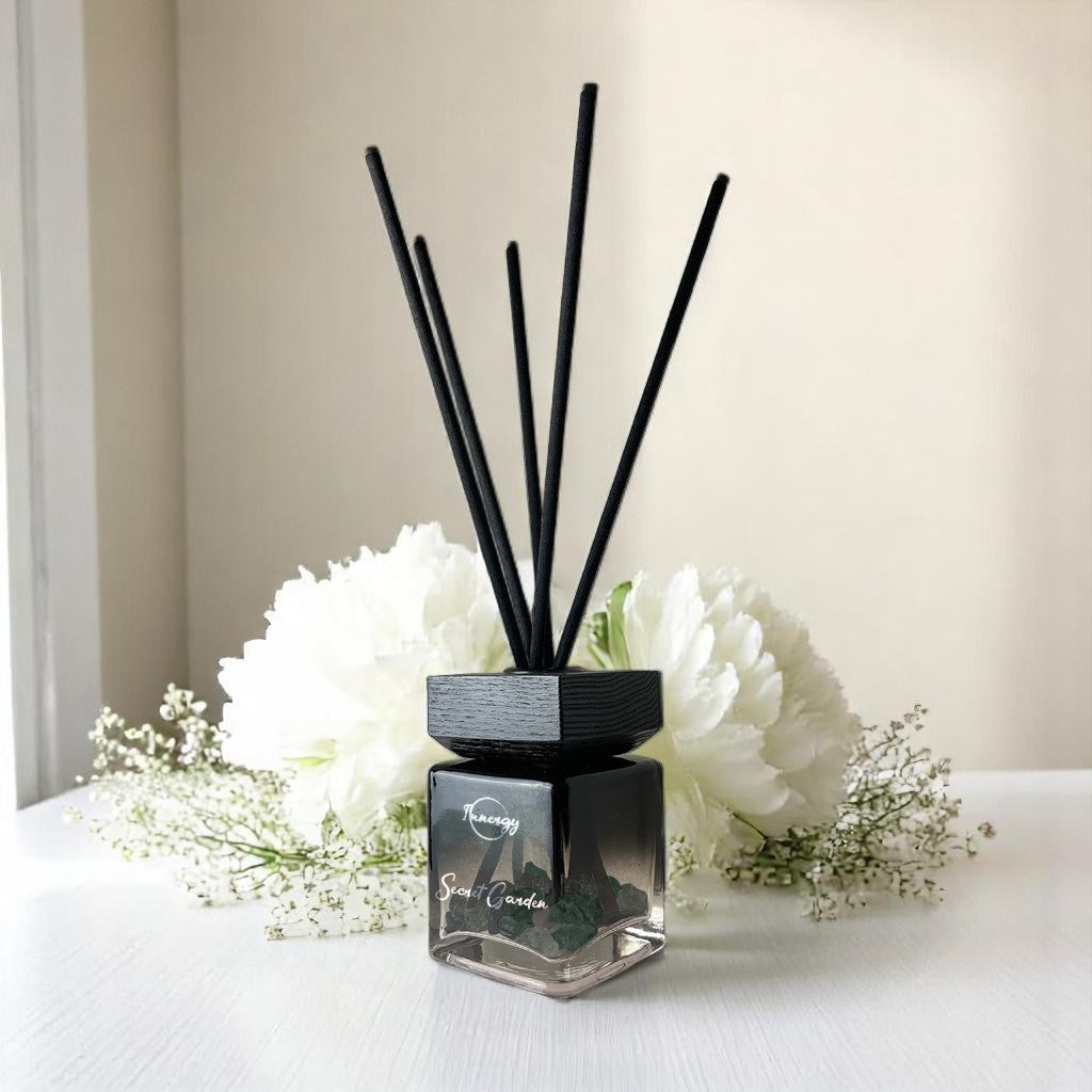 Enchanting Secret Garden Crystal-Infused Reed Diffuser, 100ml - Korvel