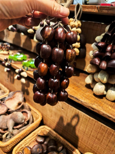 Handmade Entada, Cardamom & Oleander Seed Shell Wind Chime