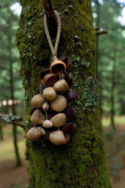 Handmade Seed Shell Wind Chime – Natural Rainforest Sound