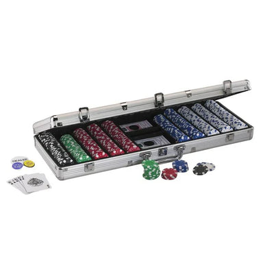 Premium Aluminum Poker Chip Case for 500 Chips - Korvel