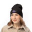 Bonnet en tricot brodé Saisissez le jour