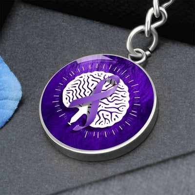 Custom Seizure Awareness Keychain - Meaningful Jewelry - Korvel