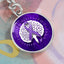Custom Seizure Awareness Keychain - Meaningful Jewelry - Korvel