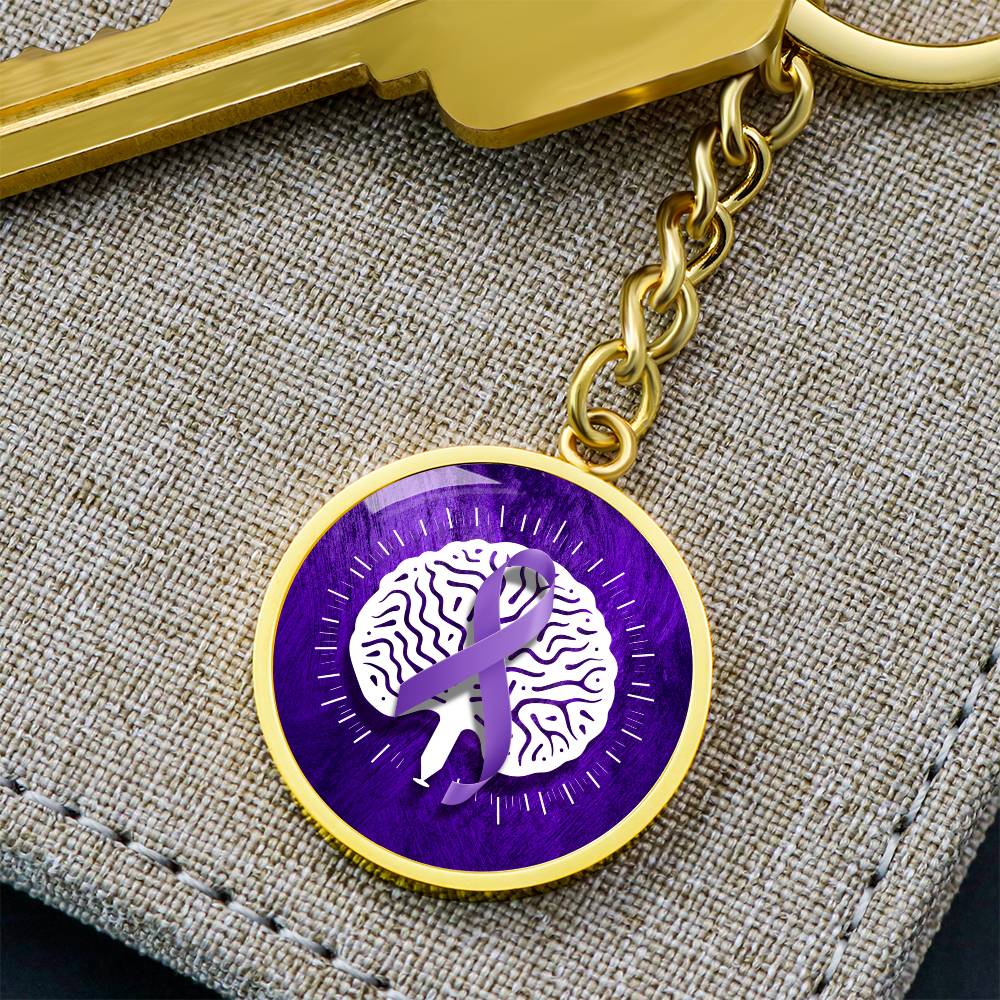 Custom Seizure Awareness Keychain - Meaningful Jewelry - Korvel