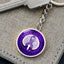 Custom Seizure Awareness Keychain - Meaningful Jewelry - Korvel